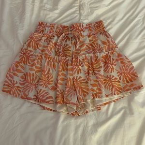 Floral print skirt